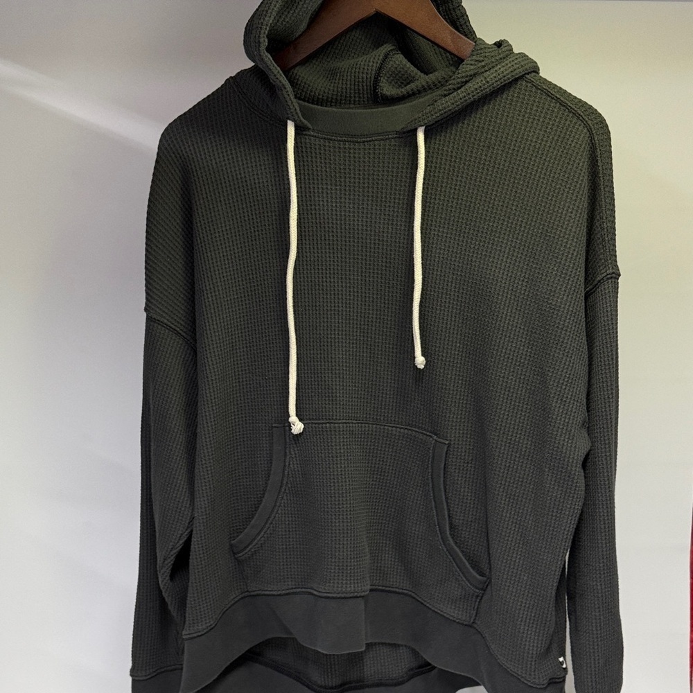 Aerie Women's Dark Gray Hooded Sweater